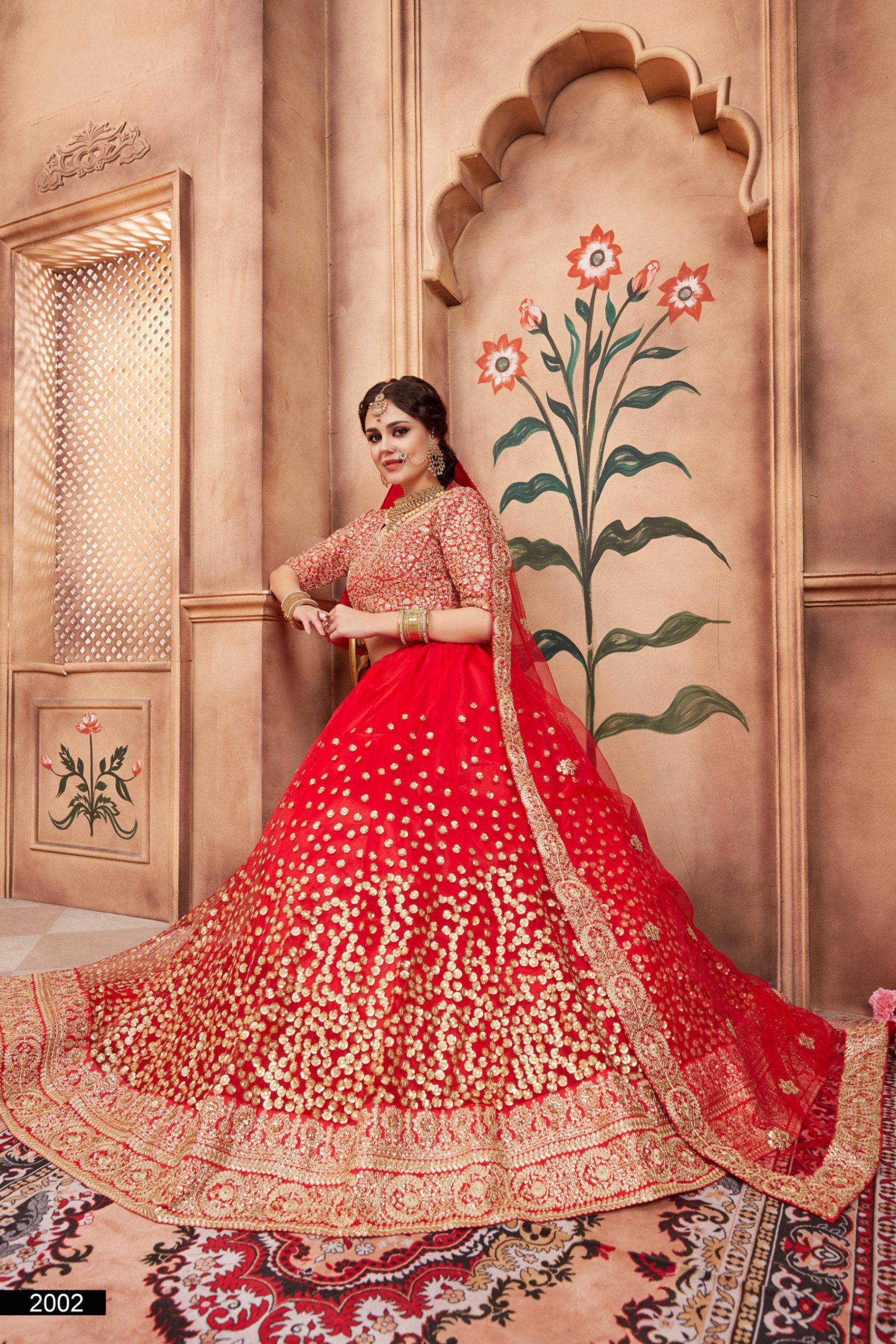 Types of Heavy Work Bridal Lehenga Choli You Must Know About!