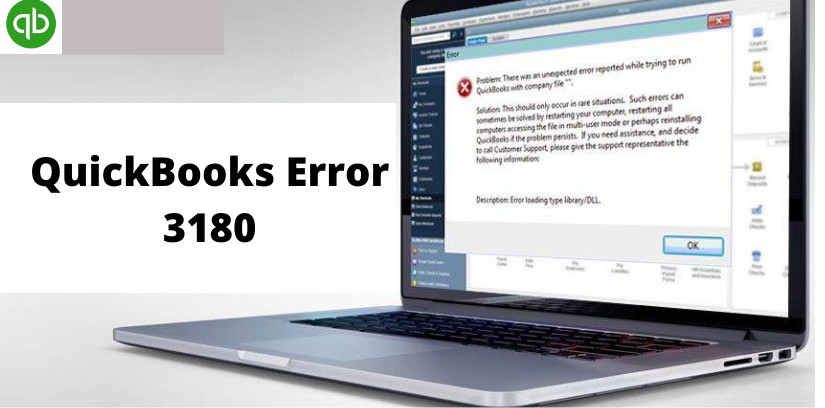 How To Fix QuickBooks error 3180