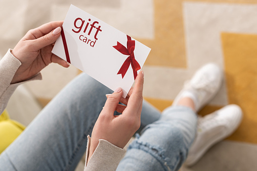 Find out the gift card holders provide to a card in safeguarding the card data.